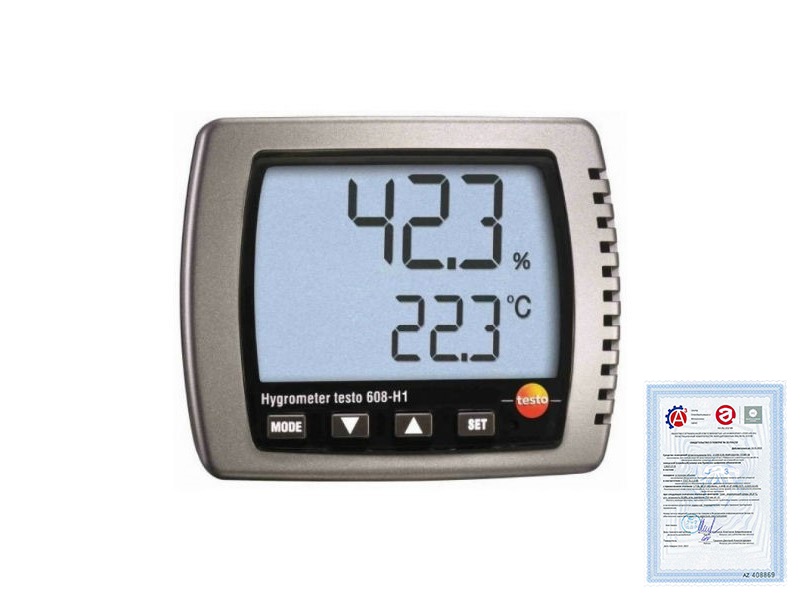 Поверка термогигрометра Testo 608-H1 - фото 1