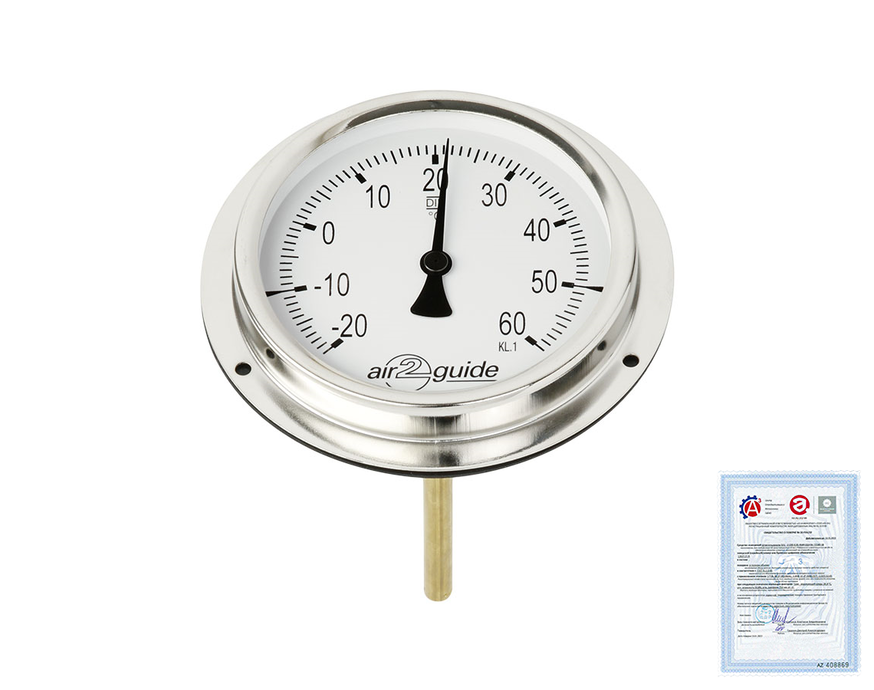 Поверка термометров биметаллических модель A2G-61 - фото 1