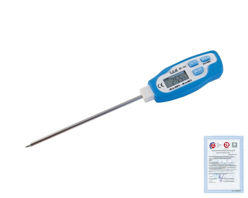 Поверка термометра электронного DT-131 - фото 1